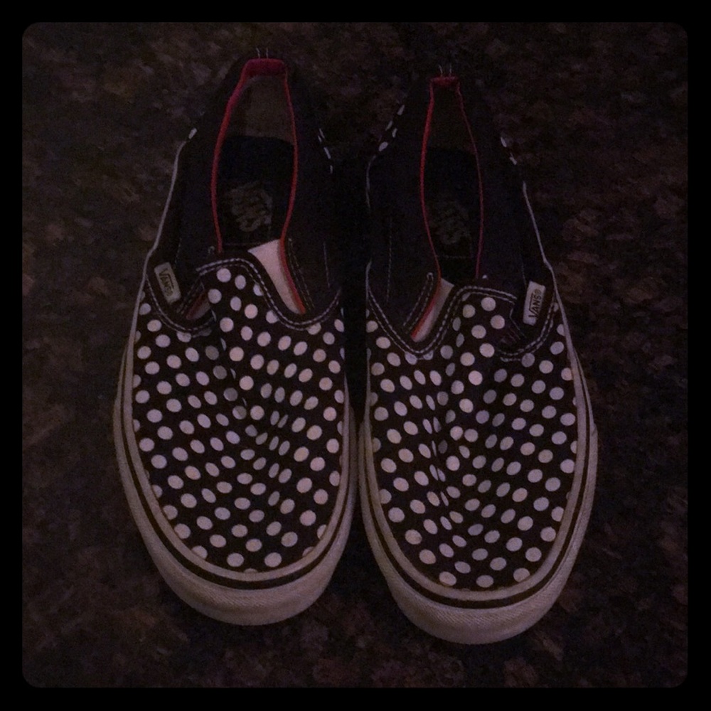Vans slip on-polka dot